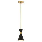 George Kovacs - George Kovacs Conic One Light Mini Pendant P1821-248 - One Light Mini Pendant from Conic collection in Honey Gold finish. Number of Bulbs 1. Max Wattage 100.00. No bulbs included. No UL Availability at this time.