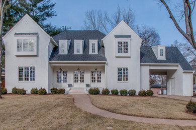 Example of a mountain style exterior home design in Nashville