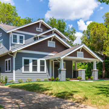 Craftsman Home Remodel with Second-Floor Addition