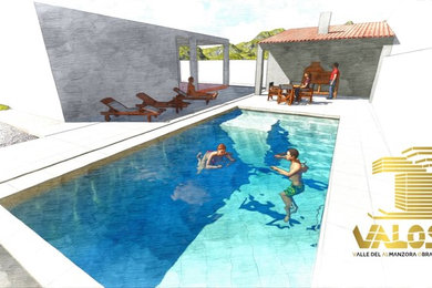 PISCINA CON COCINA Y GARAJE