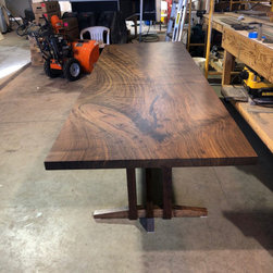 Beautiful Walnut Slab Table - Dining Tables