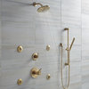Delta Grail Single-Setting Slide Bar Hand Shower, Champagne Bronze, 57085-CZ