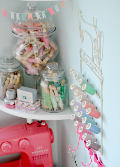 Eclectic Home Office & Library by Torie Jayne