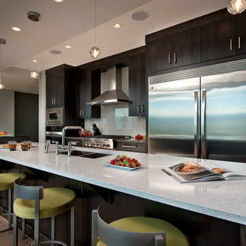 Hickory Shaker Kitchen in Coffee Bean