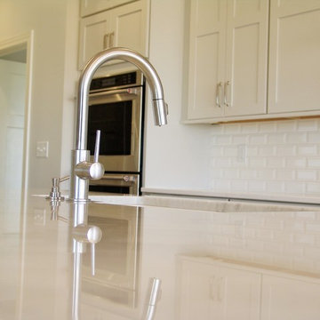 Tailor-made and Transitional White Kitchen. - Geneseo, IL