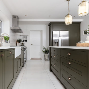 Lynwood - Green Shaker Kitchen