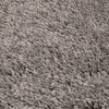 Shag Solid Pattern Polyester Gray/ Area Rug (5 x 8)
