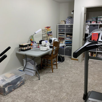 Hobby & Exercise Room Transformation