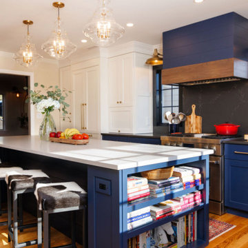 Two Tone Modern Farmhouse Kitchen