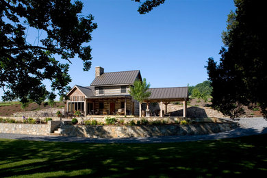 Inspiration for a rustic exterior home remodel in Other