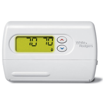 White-Rodgers 1F86-344 80 Series Standard Single Stage (1H/1C) - White