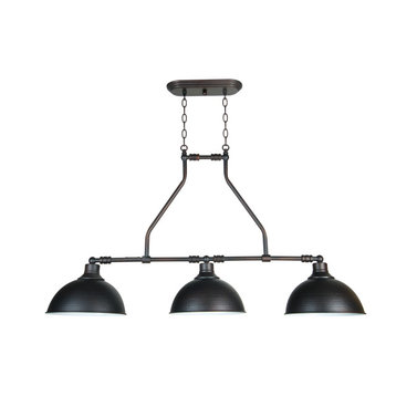 Timarron 3 Light Island In Aged Bronze Brushed (35973-ABZ)