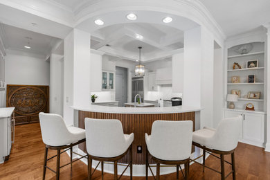 Elegant home bar photo in Other