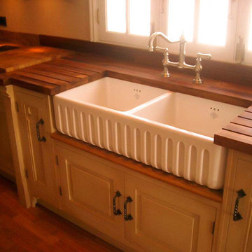 Mediterranean Gothic Framed Kitchen