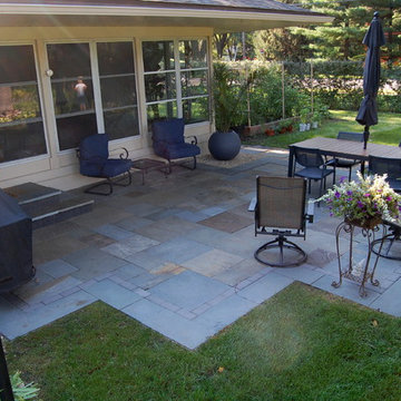 Natural stone patios & walls