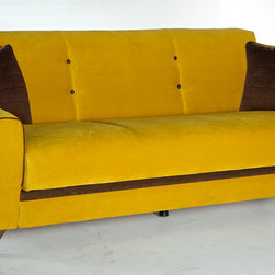 Istikbal | Fabio Lilyum Yellow Sofa Sleeper - Furniture