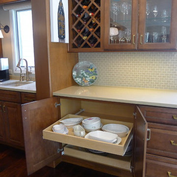 Spacious kitchen with room to entertain.