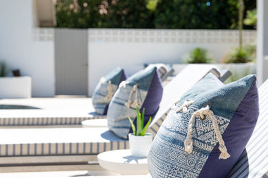 Patio - transitional patio idea in Other