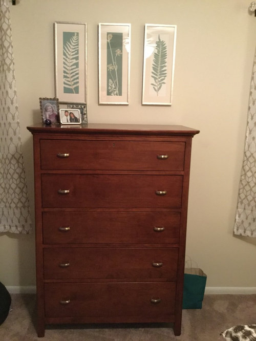 How To Decorate Tall Dresser