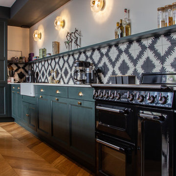 Cuisine avec îlot open space