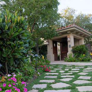 Garten Mit Auffahrt In Orange County Ideen Fur Die Gartengestaltung