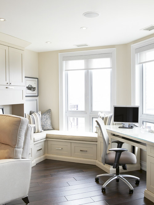 Built In Desk And Window Seat | Houzz