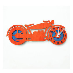 Orange Brando Children's Wall Clock - Kids Clocks