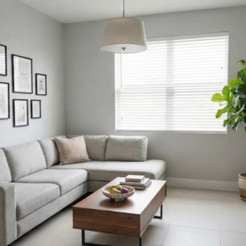 Vancouver small Laneway house living room