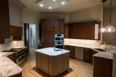 Example of a kitchen design in Boise