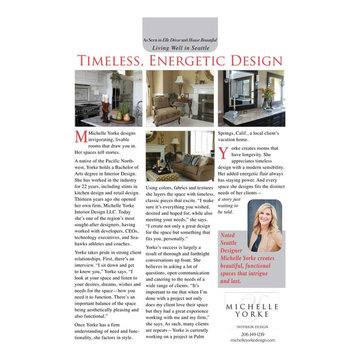 Michelle Yorke Interior Design Press