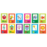 Ellen Crimi-Trent - A-Z Alphabet Card Print Set - This is a set of individual alphabet prints. These fun and bright designs I created will surely brighten up any child's room. These are professionally printed on matte card stock with a satin