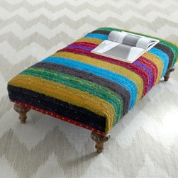 "Tara" Ottoman by Vanguard - Footstools And Ottomans