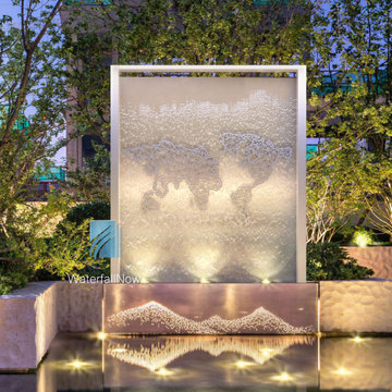 Custom Waterfalls Waterwalls Fountains Reflecting Pools Bubblers Water Features