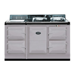 AGA Traditional Electric 4 Oven Cooker, Pearl Ashes | A4O-E-MOD-PAS - Gas Ranges And Electric Ranges