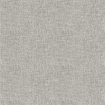 3119-13521 Waylon Charcoal Faux Fabric Prepasted Non Woven Blend Wallpaper