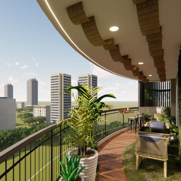 Mahagun Moderne Balcony