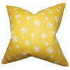 Joop Floral Pillow Yellow 18"x18"