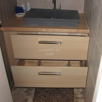 OUR CLIENTS' INSTALLATIONS WITH OUR TRENDY NATURAL STONE PRODUCTS