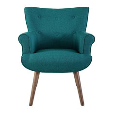 Cloud Upholstered Armchair, Teal