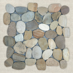 RAGA - Unity | 12" x 12" | Pebble Mosaic - Mosaic Tile