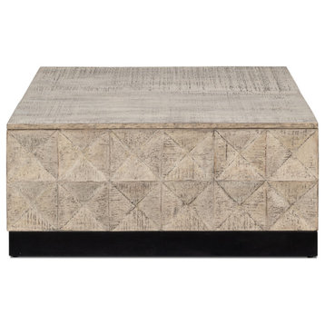 Modern Rustic Square Coffee Table