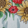 Harvest Bouquet Embroidered Decorative Pillow Multicolored