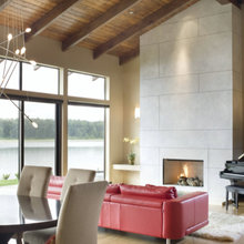 Lang Living Room Fireplace
