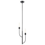 Kichler Lighting - Hatton Pendant 2-Light in Black - Stylish and bold. Make an illuminating statement with this fixture. An ideal lighting fixture for your home.&nbsp