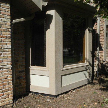 JH Stucco Panels | Sandstone Beige – Cedarmill | Chesterfield, MO. (63005)