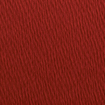 Brick Red Solid Ripple Texture Look Upholstery Fabric By The Yard