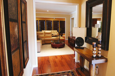 Example of a trendy hallway design in Charlotte