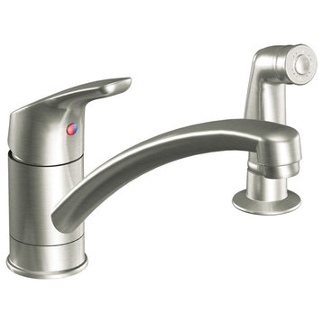 Moen CA42513CSL Baystone 1.5 GPM One Handle Kitchen Faucet