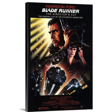 "Blade Runner The Directors Cut (1992)" Wrapped Canvas Art Print, 12"x18"x1.5"