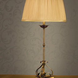 Zoya Brass Table Lamp - Table Lamps